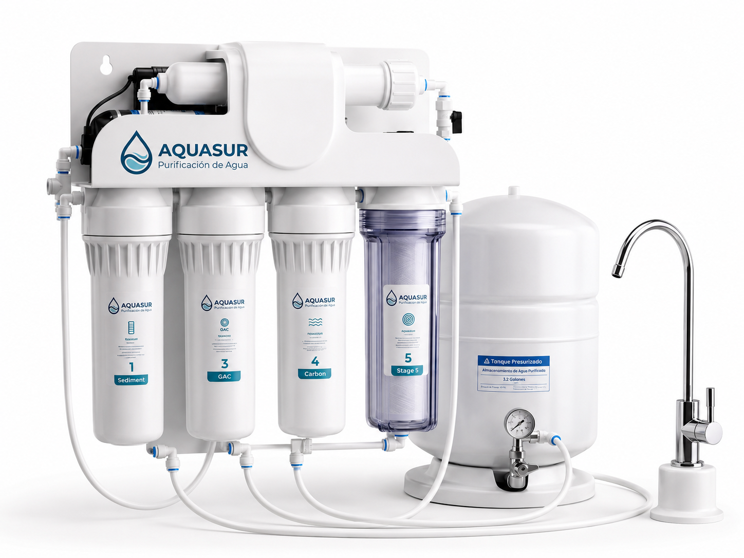 Equipo de Ósmosis Inversa AquaSur 5 Etapas